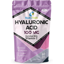 NutriVolv Hyaluronic Acid 100mg VitaminC 60Tablets