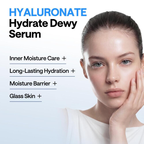 Υαλουρονικό Ενυδατικό Dewy Serum Ορός Προσώπου με Υαλουρονικό Οξύ Φροντίδα Ε 2