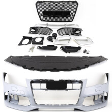 Audi A7 S7 2010-2014 Front Bumper Bodykit With Grilles RS7 Style Conversion Primed