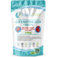 NutriVolv Co Enzyme Q10 30mg Tablets 120 Pack