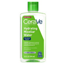 CeraVe Micellar Water, Hydrating Facial Cleanser & Eye Makeup Remover with Niacinamide, Ceramides & Glycerin, Non-Irritating, 10 Fluid Ounces