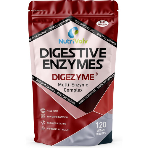 NutriVolv Digestive Enzyme Complex (120 Tablets)