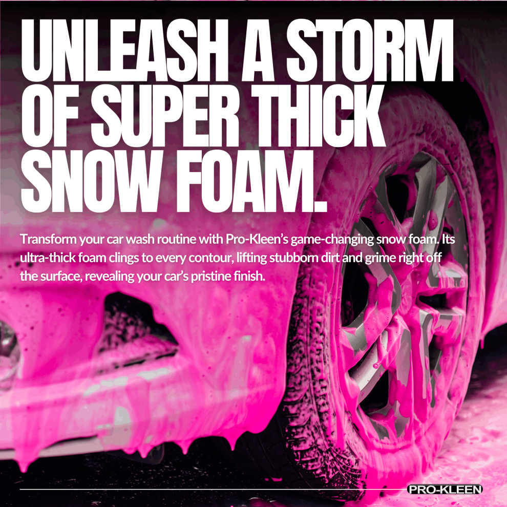 Pro-Kleen (20L, Strawberry Milkshake) Fragranced Super-Thick Snow Foam
