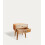 Round Corner 2-Drawer Solid Wood Narrow Side Table 4