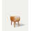 Round Corner 2-Drawer Solid Wood Narrow Side Table 3