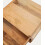Round Corner 2-Drawer Solid Wood Narrow Side Table 8