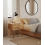 Round Corner 2-Drawer Solid Wood Narrow Side Table 1