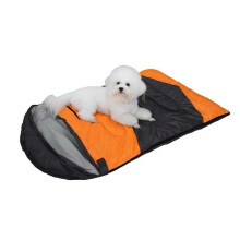 Sac de Couchage D'Hiver Chien,Coussin Couchage D'Extérieur Imperméable et Lavable avec Fermeture Éclair,Fournitures Chauffage pour Animaux de