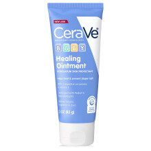 CeraVe Diaper Rash Cream, Baby Healing Ointment for Extra Dry, Cracked Skin, Diaper Cream with Ceramides & VitaminE, Phthalates &Sulfate Free, 3 Ounce
