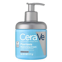 CeraVe Moisturizing Cream for Psoriasis Treatment, With Salicylic Acid for Dry Skin Itch Relief & Urea for Moisturizing, 8 Oz