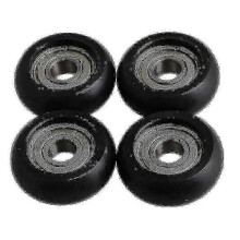new 4 Sets 8x32x12mm Black Bearing Steel Guide Pulley Wheels