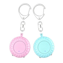 Ultrasoon muggenverjager, draagbare insectenbescherming voor buiten, voor het hele gezin, 2 stuks (blauw + roze)
