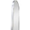Silver Oval Pill Aluminium Wall Mirror 101x31x2Cm 4