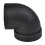 Air Ducting Pipe Elbow Connector 75 mm 90 6