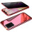 Privacy Magnetic Case for Samsung Galaxy S21 Red 1