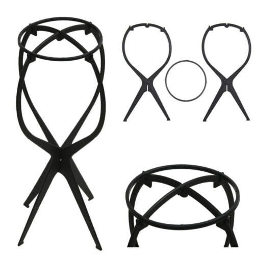 Wig Stand Plastic Folding for Washing Drying 1 pc 2
