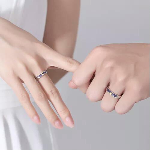Bague ajustable tendance pour couples RSAMD JO-A2 2