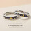 Bague ajustable tendance pour couples RSAMD JO-A2 5
