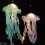 Jellyfish LED Lamp Soft Glow Battery-Powered Hanging Lantern 5