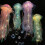 Jellyfish LED Lamp Soft Glow Battery-Powered Hanging Lantern 6