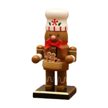 Casse-Noisette Soldat de pain d'épice - Cadeaux d'anniversaire et de Nouvel An - Décoration pour la maison ou le bureau - Bonhomme en pain d'épice