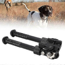 new 360 Degree Rotating V8 Bipod Adjustable Rail Mount Adapter Tripod for Outdoor Hunting Black