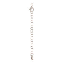 Stainless Steel Chain Extender with Lobster Clasp 20 pcs