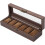 Watch case for storage and display, PU and wood-patterned 1