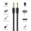 Καλώδιο ήχου Jack 6,5 mm PVC, 6,35 Jack αρσενικό σε αρσενικό καλώδιο Aux για μίξη κιθάρας, 7