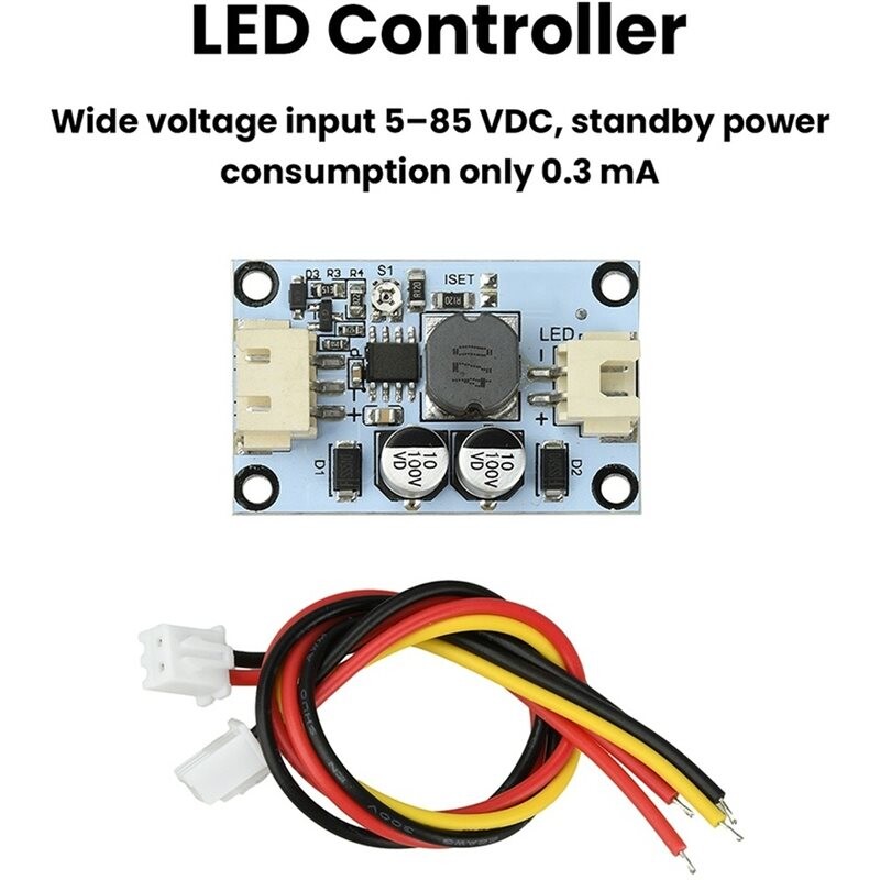 5-85V Constant-Current Power Supply Driver Module 0-1.5A Adjustable PWM ...