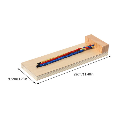 Wooden Braid Practice Toy for Kids Educational Kit 1