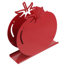 Porta-guardanapos de metal para mesa, dispensador de lenços de papel, cozinha, decoração vermelha, caixa quadrada para lenços de papel,