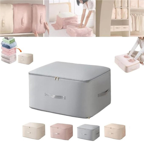 Self-Compressing Quilt Storage Bag Heavy Duty 2
