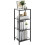 Tempered Glass Standing Shelf Gold 5-Tier 1