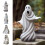 White Ghost Garden Sculpture Resin Halloween Decor 1
