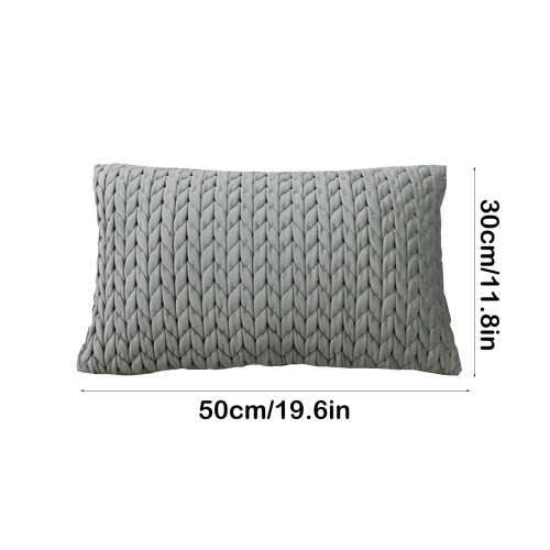 Funda de cojín decorativa rectangular de 11,8 x 19,6 pulgadas. 2