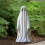 White Ghost Garden Sculpture Resin Halloween Decor 4