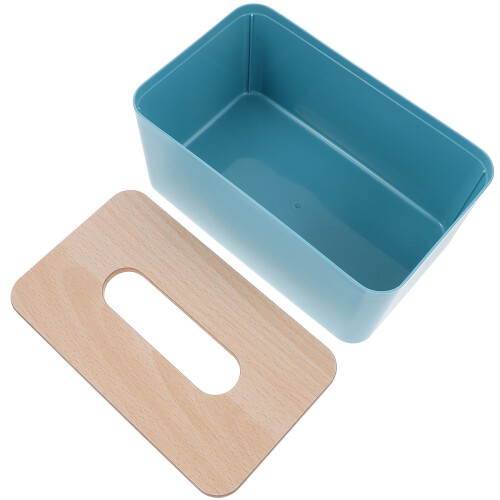 Porta-lenços de papel, organizador retangular para caixa de lenços faciais. 2