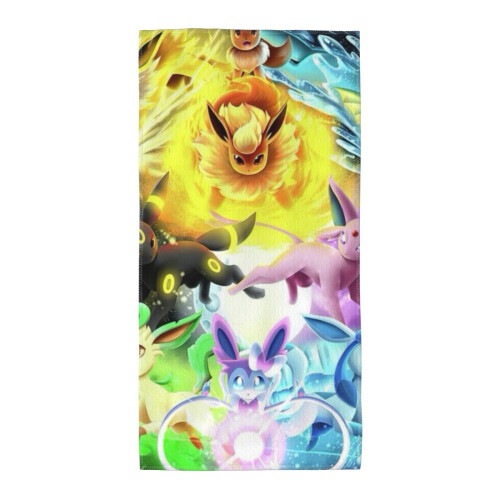 Απορροφητικές πετσέτες μπάνιου Pokemon για ενήλικες και παιδιά 1
