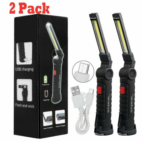 COB LED arbeidslys magnetisk oppladbar 18650 1