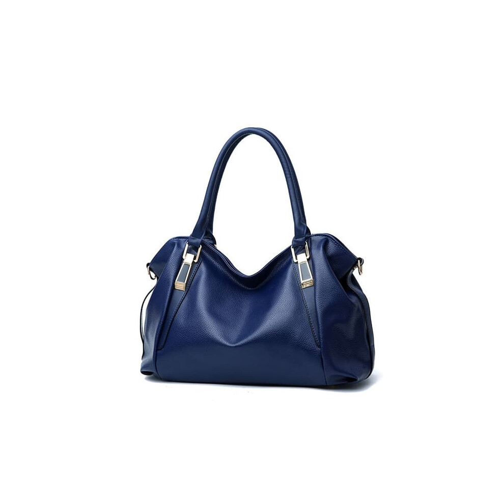 Women's Messenger Handbag Faux Leather Crossbody Bag Blue 962029394853