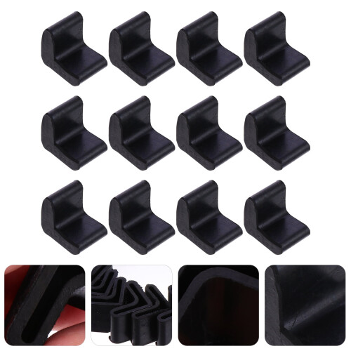 Xing30pcs Καλύμματα Γωνίας από Λαστιχένιο Σίδερο σε Σχήμα L, Γωνιακά Μαξιλάκια 2