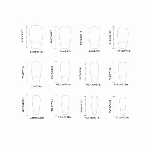 Hengsof Beauty Advent Calendar 2024 with 24 Press-On Nails 2