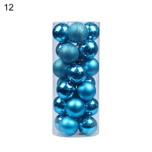 Porfeet Christmas Ball Ornaments Blue Shatterproof 24 pcs