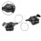 Eatbuy bicycle gear shifter 3x9 speed pair 3