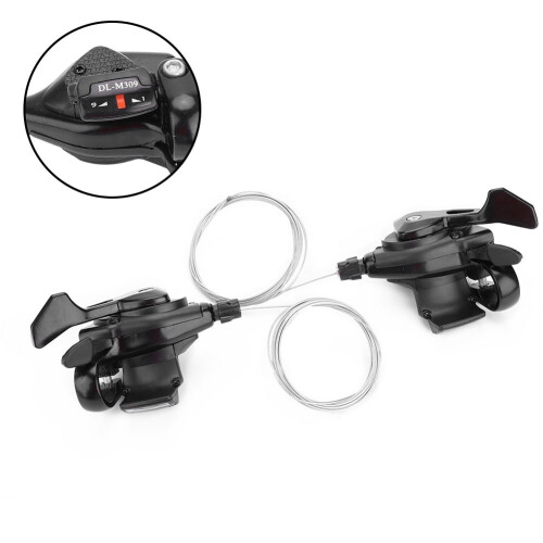 Eatbuy bicycle gear shifter 3x9 speed pair 2