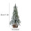 Christmas Tree Mini Decoration with Snow Effect Green 3