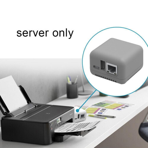Bezdrôtový tlačový server s adaptérom Ethernet na USB 2.0 1