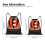 Bengals-Kordelzugbeutel, faltbar, Unisex, klein 4