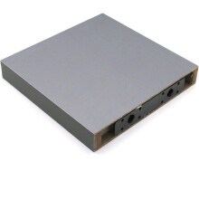 Grey High Gloss Floating Shelf Storage Bookcase